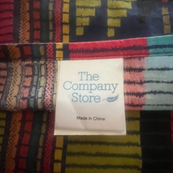 Southwestern King Pillow Shams (2) By Company Store 20" X 36" Cotton Multicolor - Picture 3 of 4